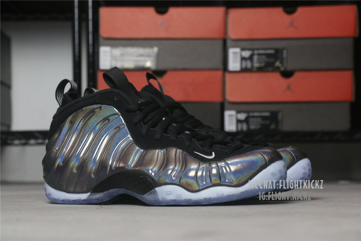 Air Foamposite One Hologram/Baron 2015