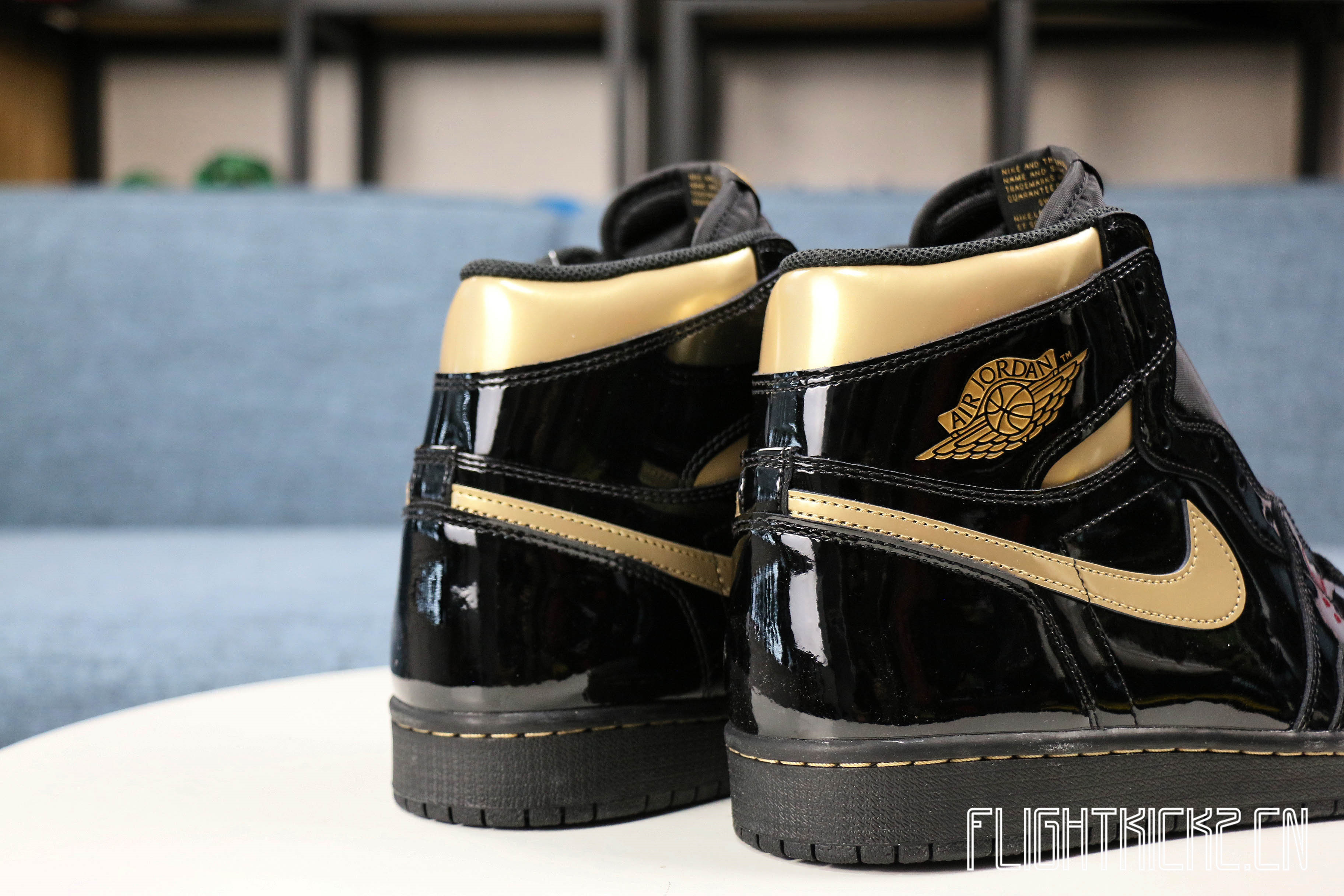 Air Jordan 1 Retro High OG in Black/Metallic Gold 2020