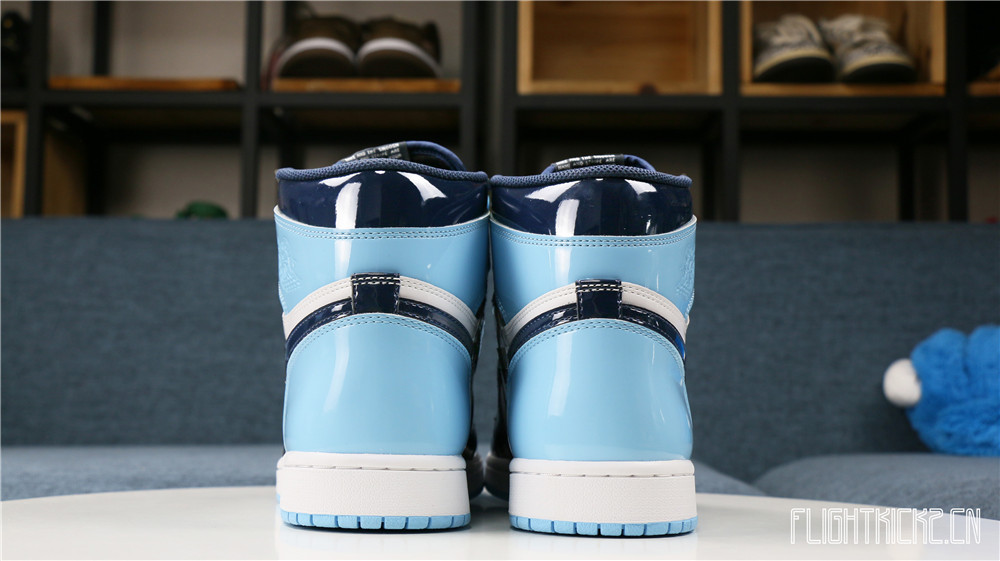 Air Jordan 1 UNC Patent Leather 2019( Based on Europe size)