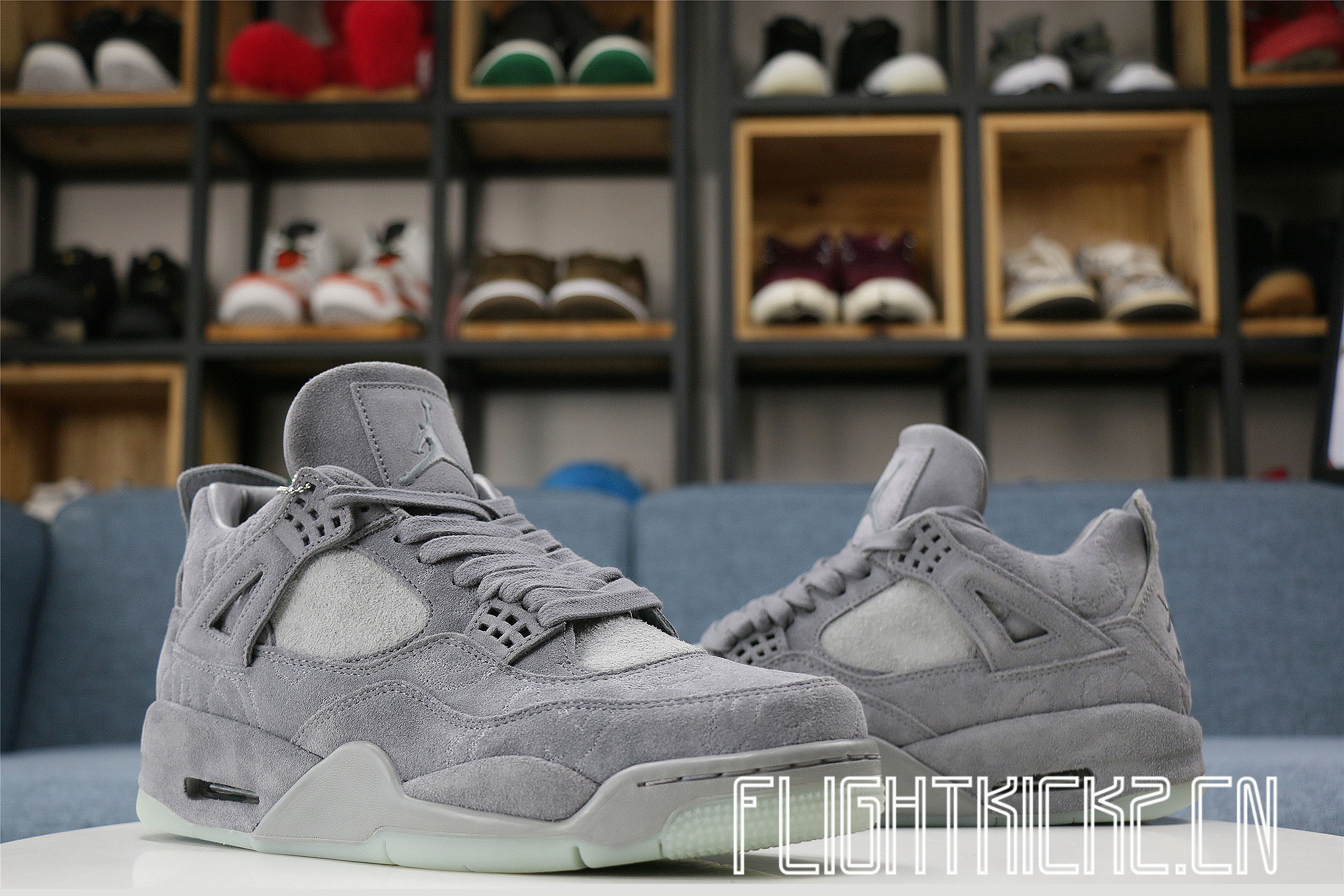 Kaws X Air Jordan 4 Retro Grey 2017 (LN5 A1 Batch)