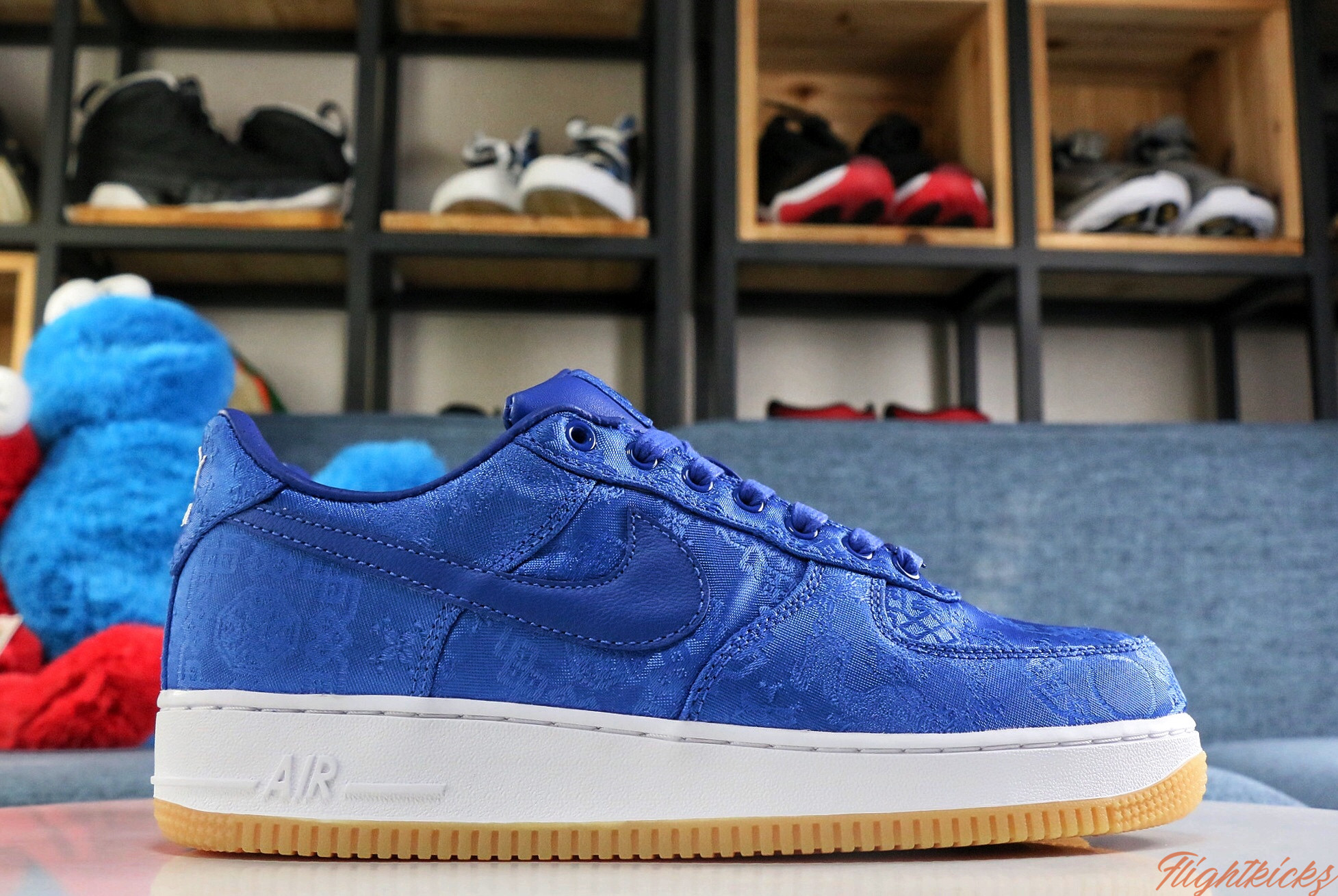 2019 CLOT x Nike Air Force 1 Low Game Royal