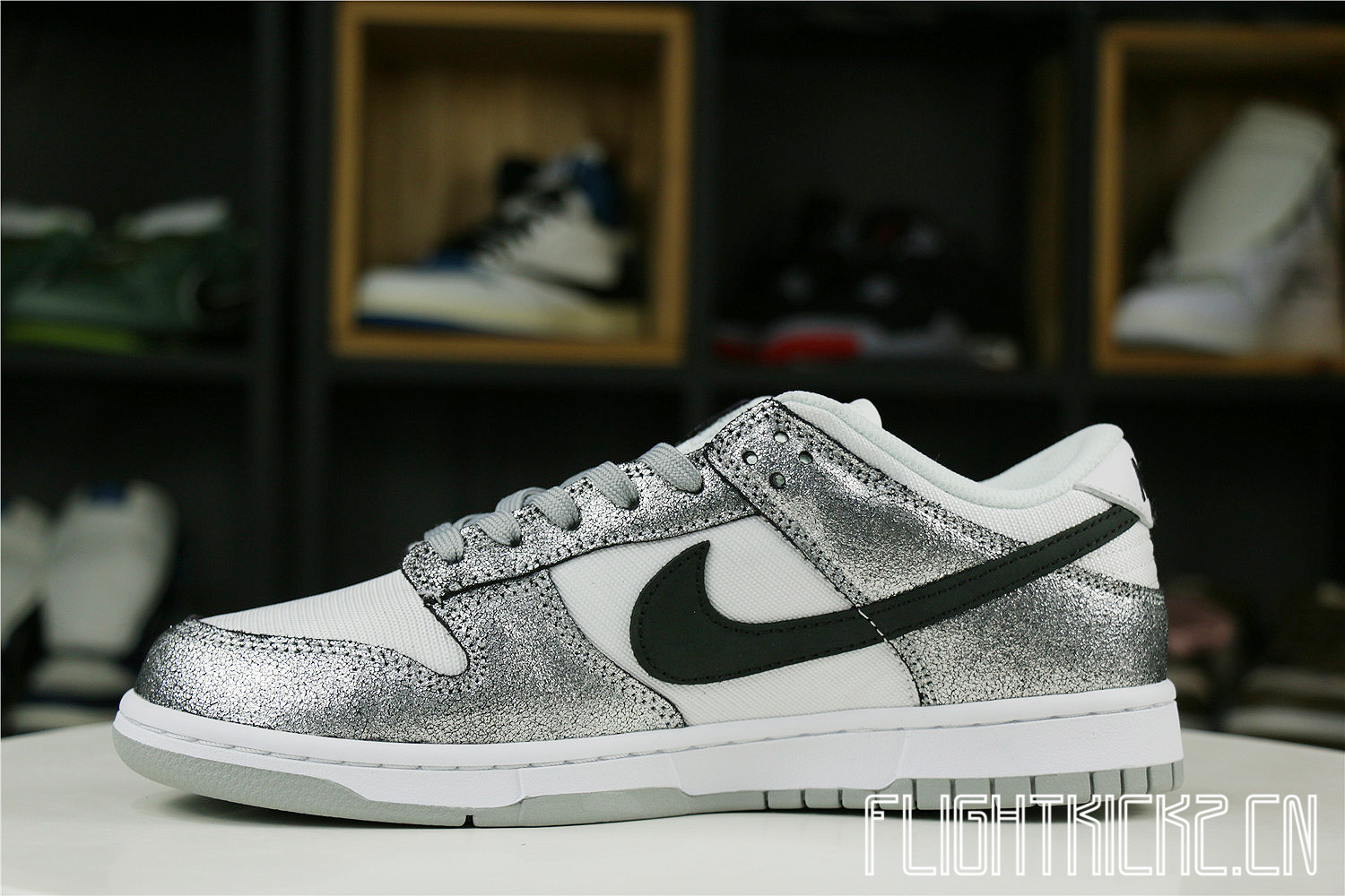 Nike Dunk Low Golden Gals Metallic Silver