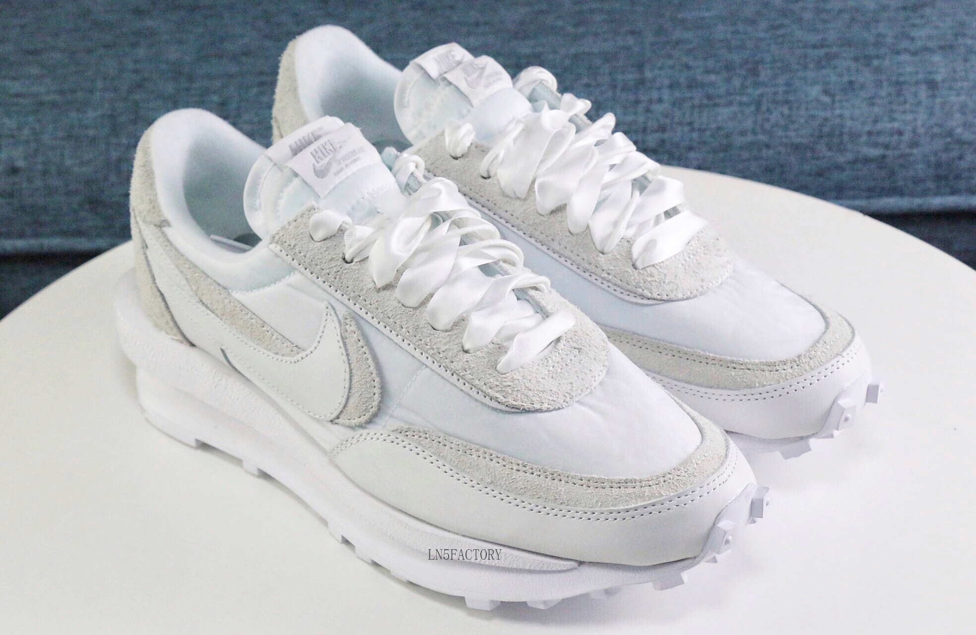 Sacai x Nike LDWaffle White Nylon 2020