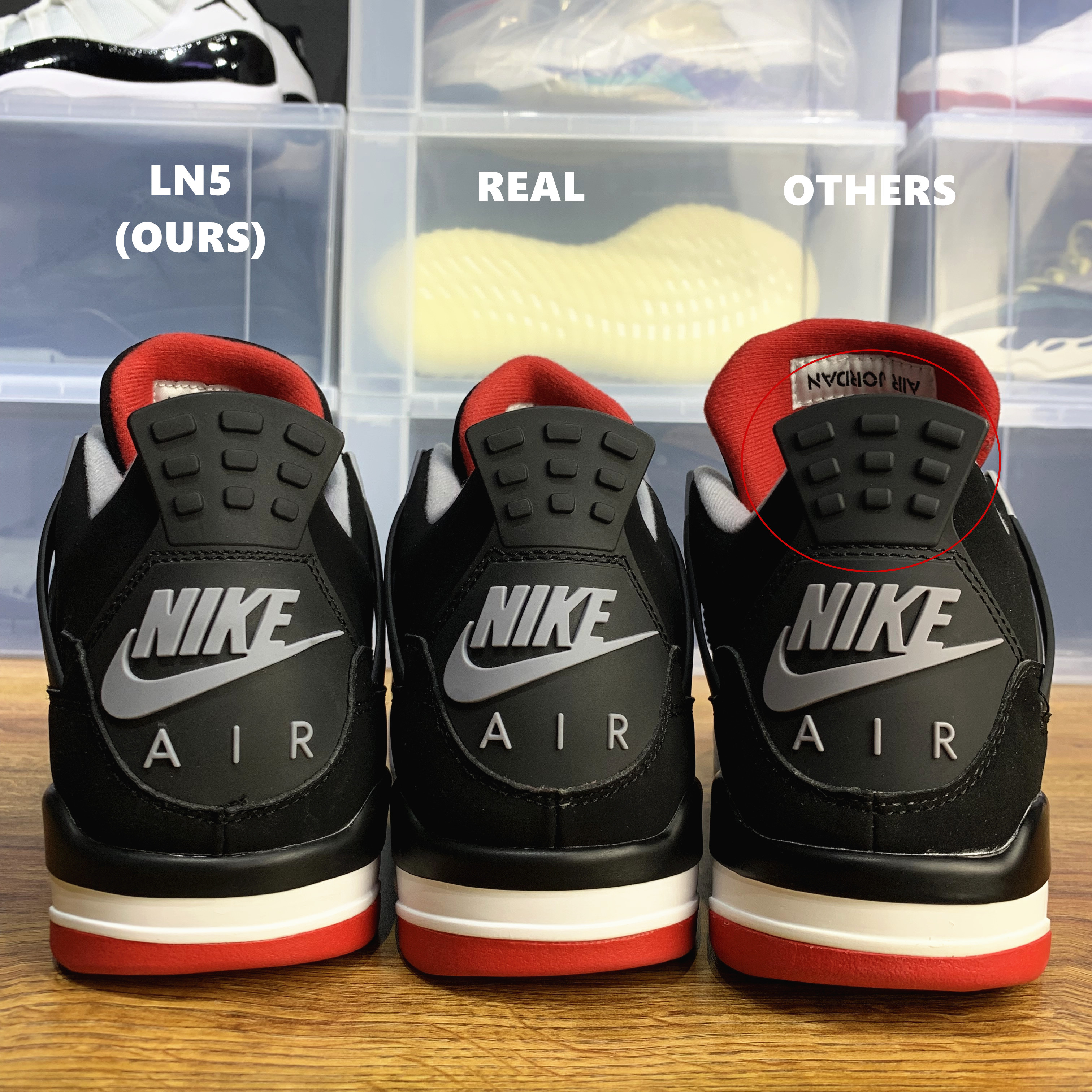 Air Jordan 4 OG Bred 2019 (LN5 A1 Batch)