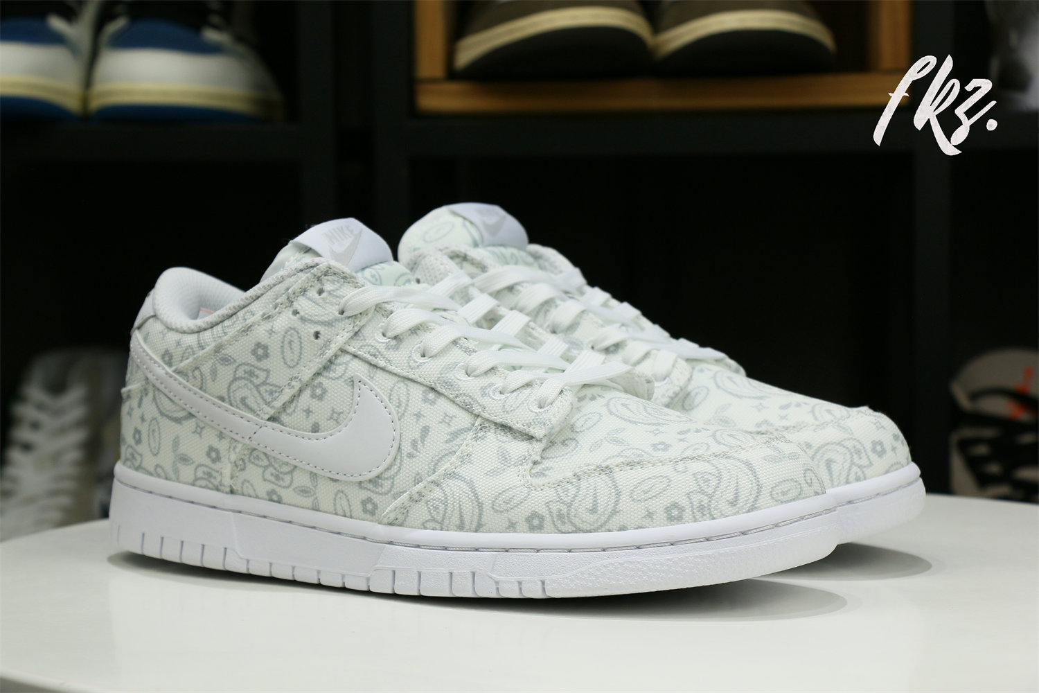Nike Dunk Low White Paisley