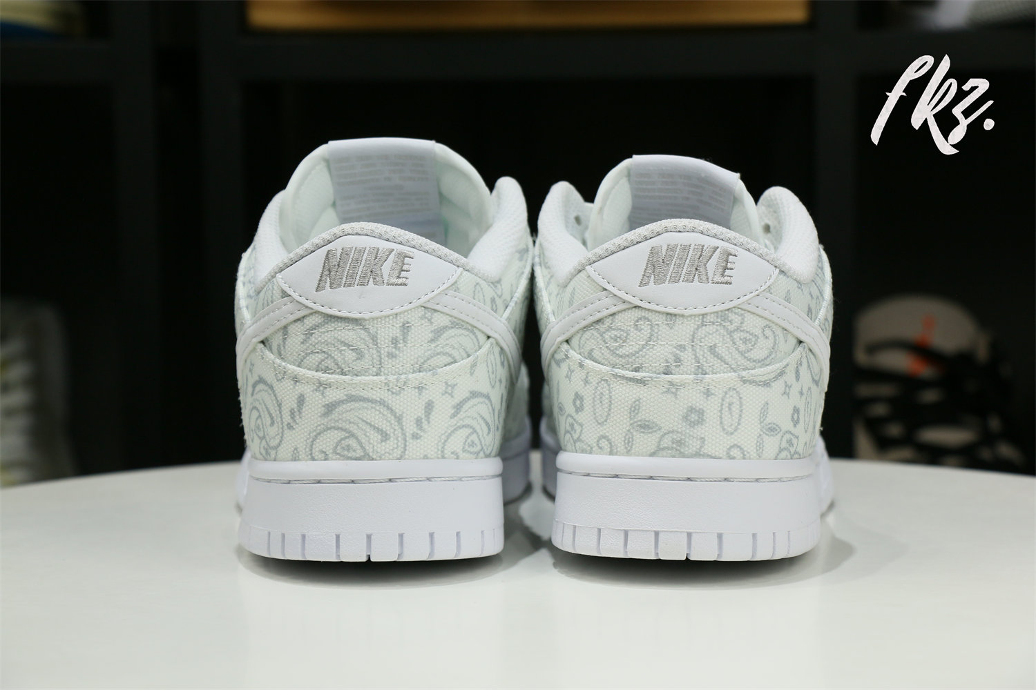 Nike Dunk Low White Paisley