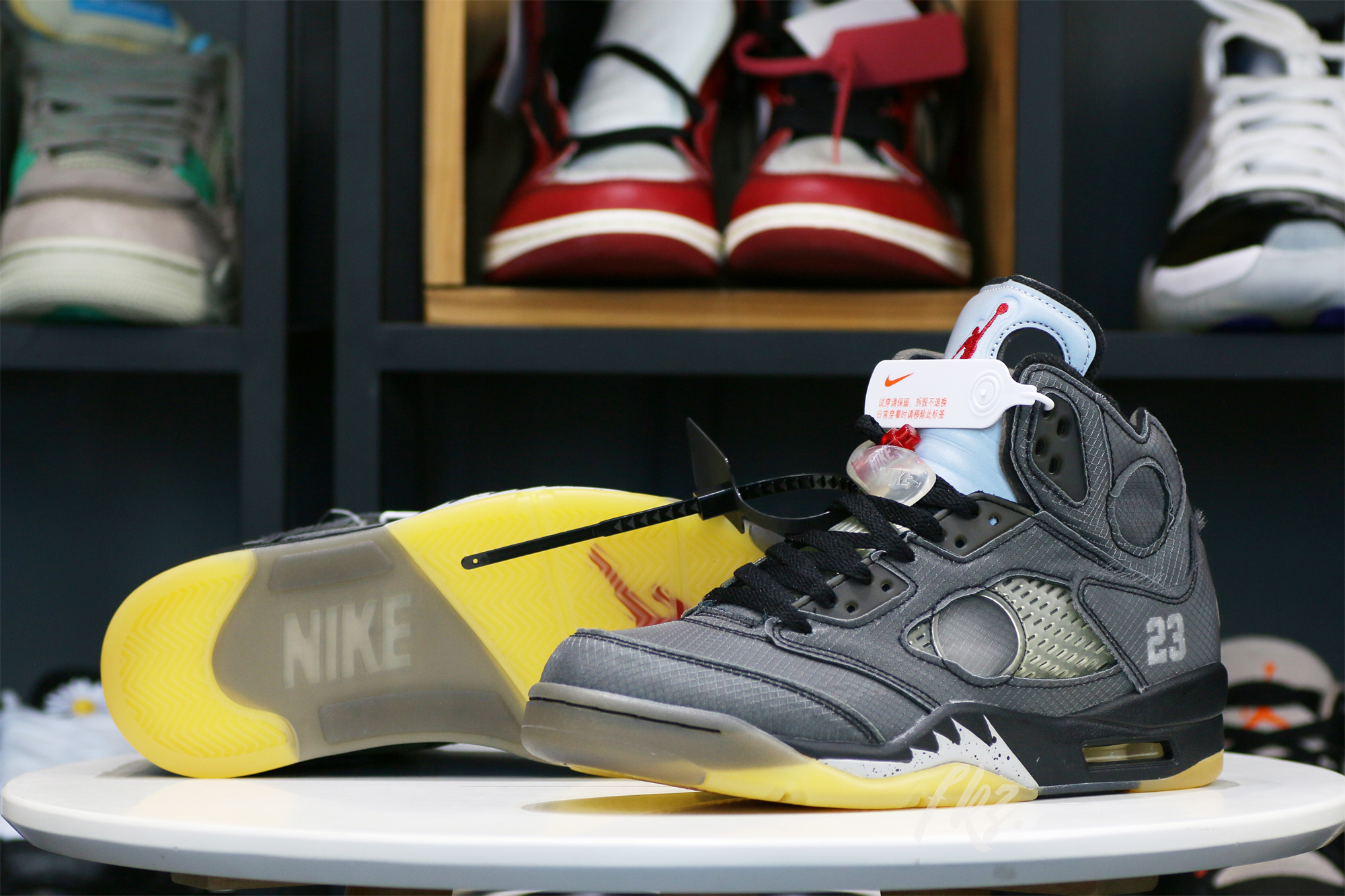 Off White x Air Jordan 5 Retro SP Muslin (LN5 A1 Batch)