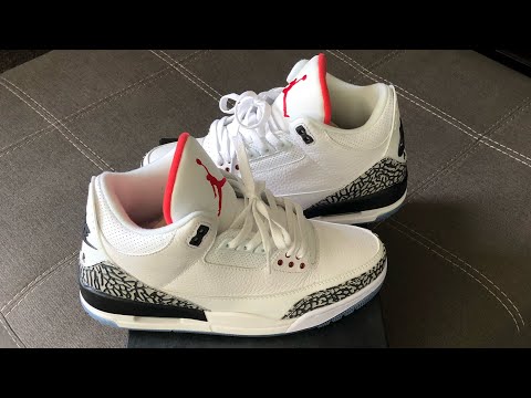 Air Jordan 3 Retro Free Throw Line White Cement 2018