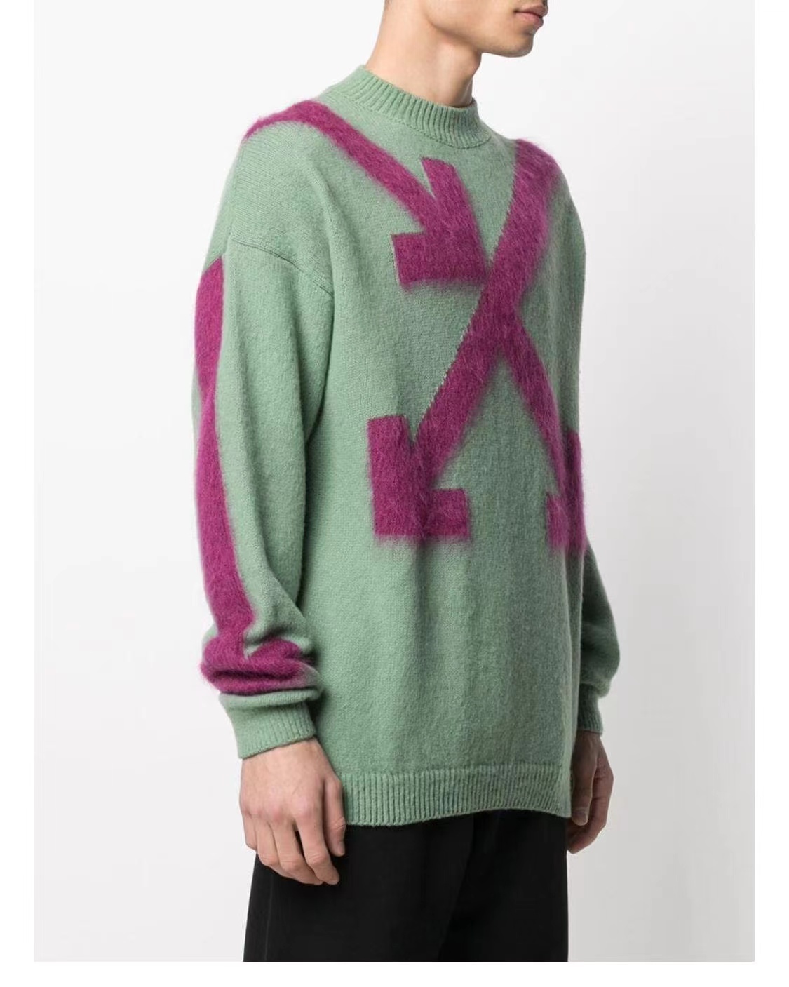 OFF WHITE Mohair Sweater