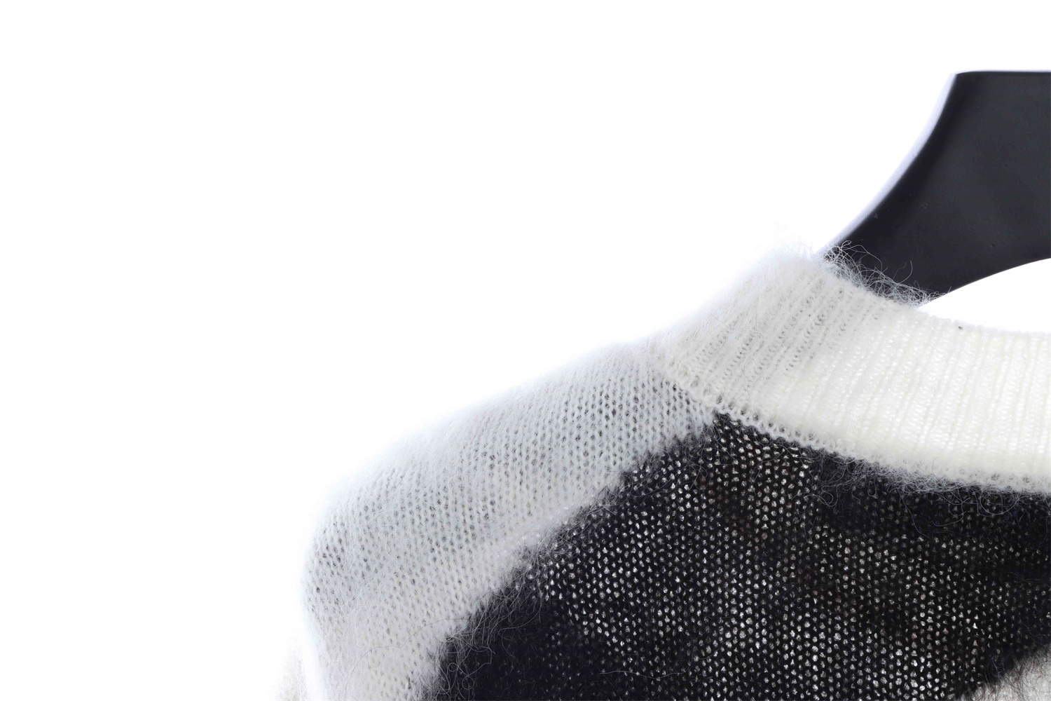 OFF WHITE Mohair Sweater White Zebra