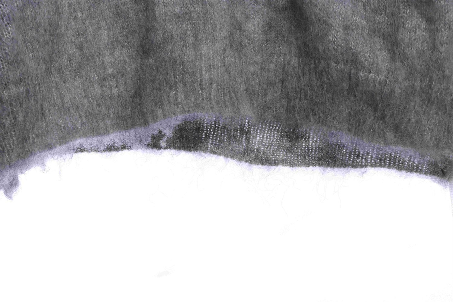 OFF WHITE Mohair Sweater Arrow Gradient