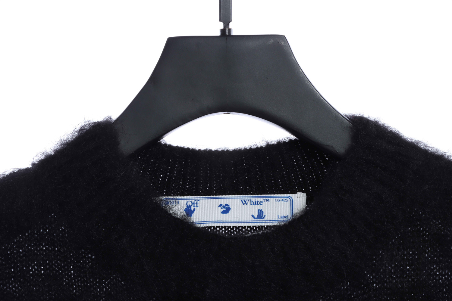 OFF WHITE Mohair Sweater Gradient 3