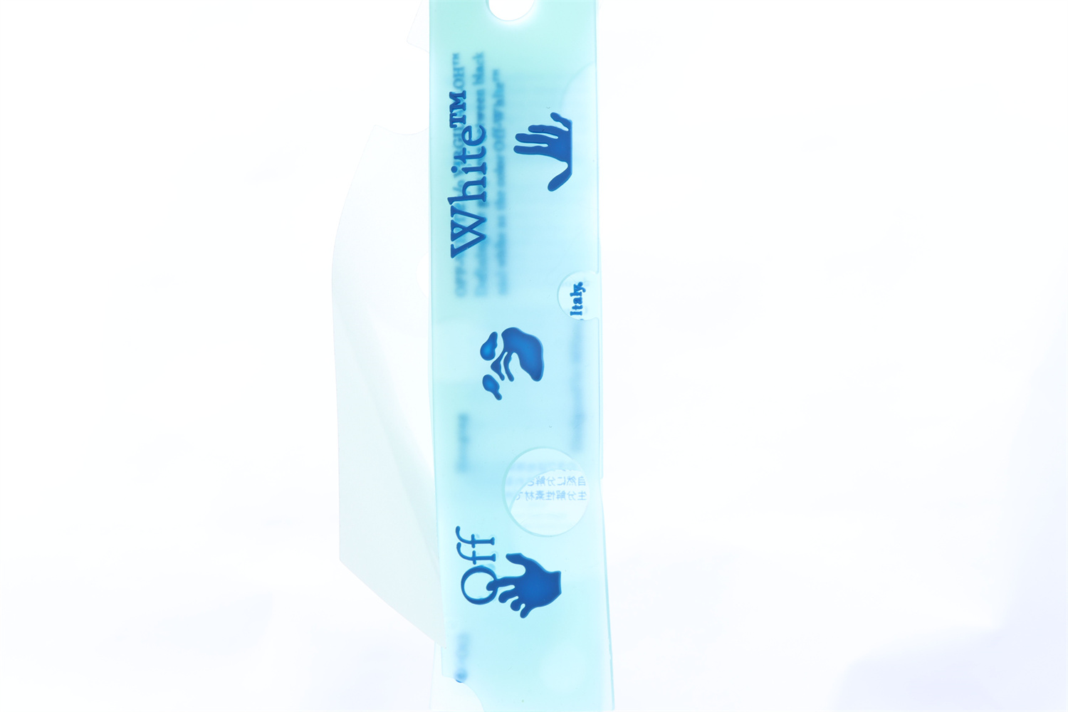 OFF WHITE Mohair Sweater Arrow Gradient