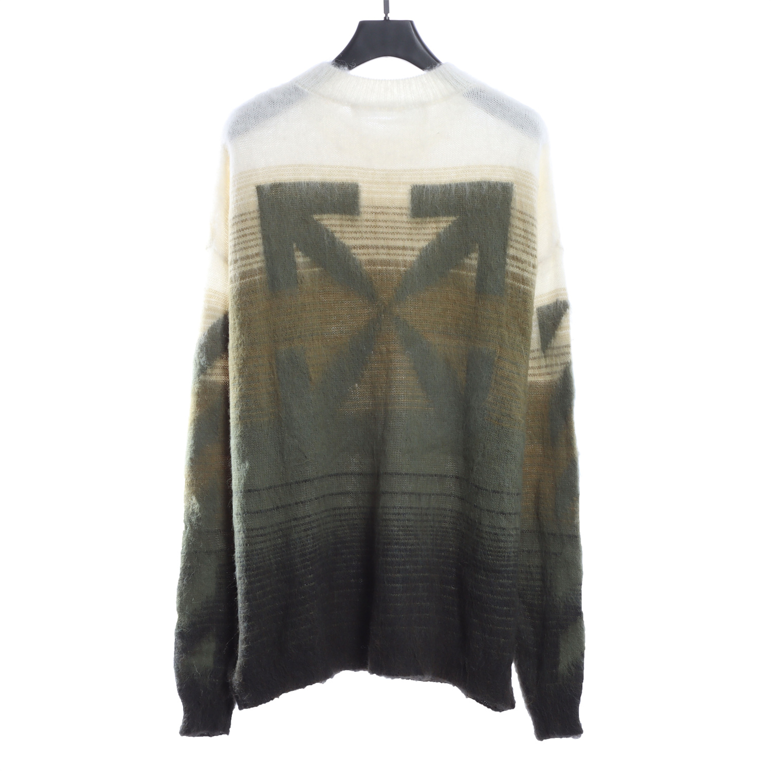 OFF WHITE Mohair Sweater Gradient
