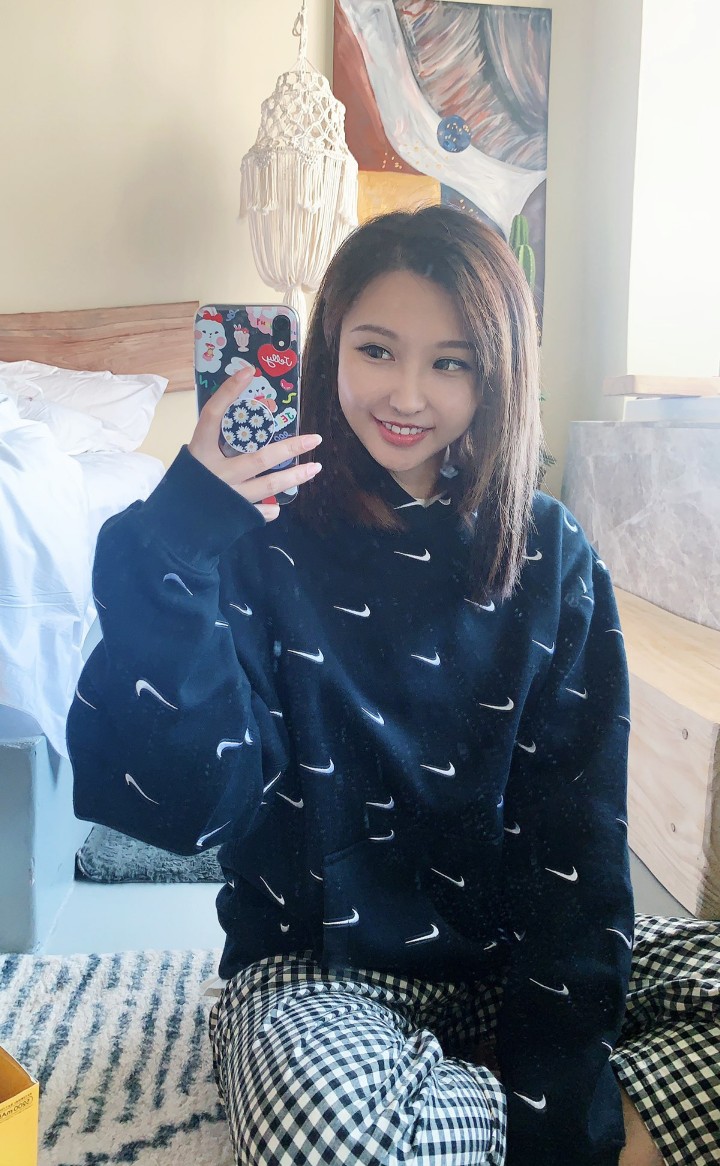 NK swoosh Nike full hook embroidery sports department hooded sweatshirt