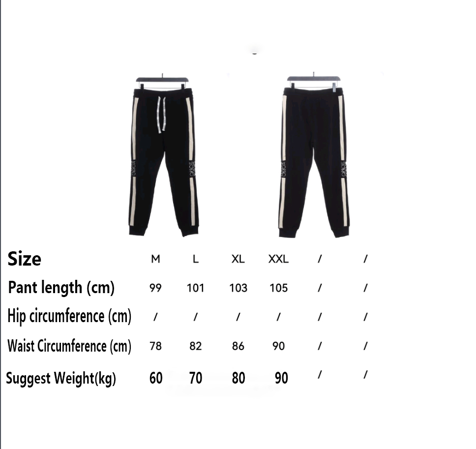 LOEVVE 22FW corduroy side logo letter embroidered sweatpants