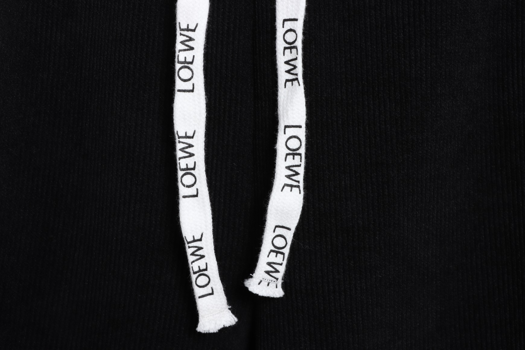 LOEVVE 22FW corduroy side logo letter embroidered sweatpants