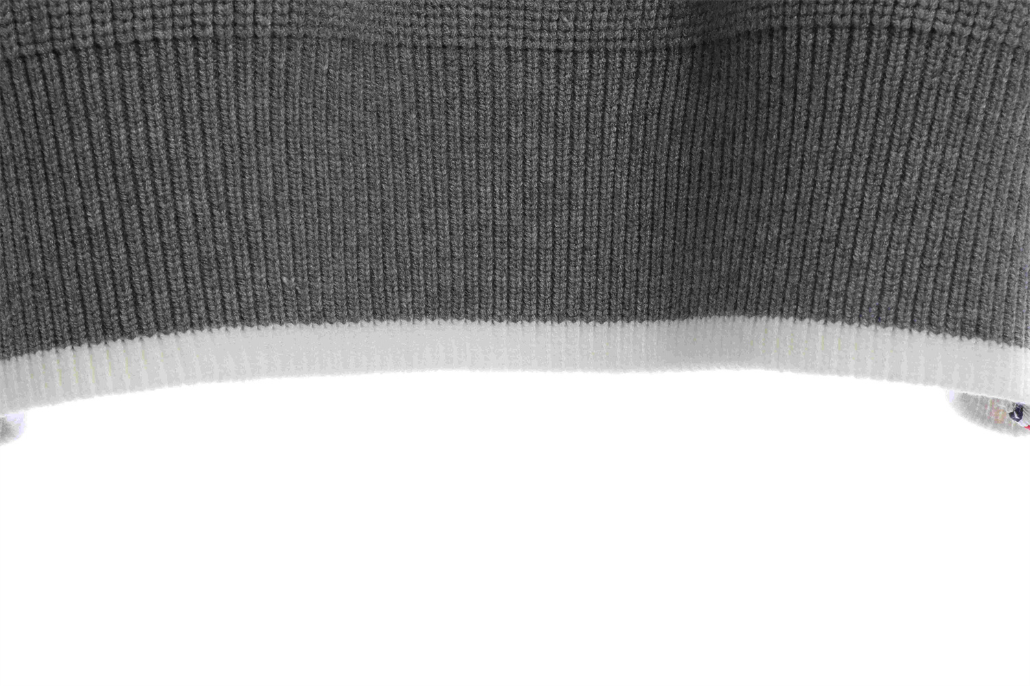 ThomBrowne New Season 22Ss Four-Stripe Pullover Long Sleeve Crewneck Sweater