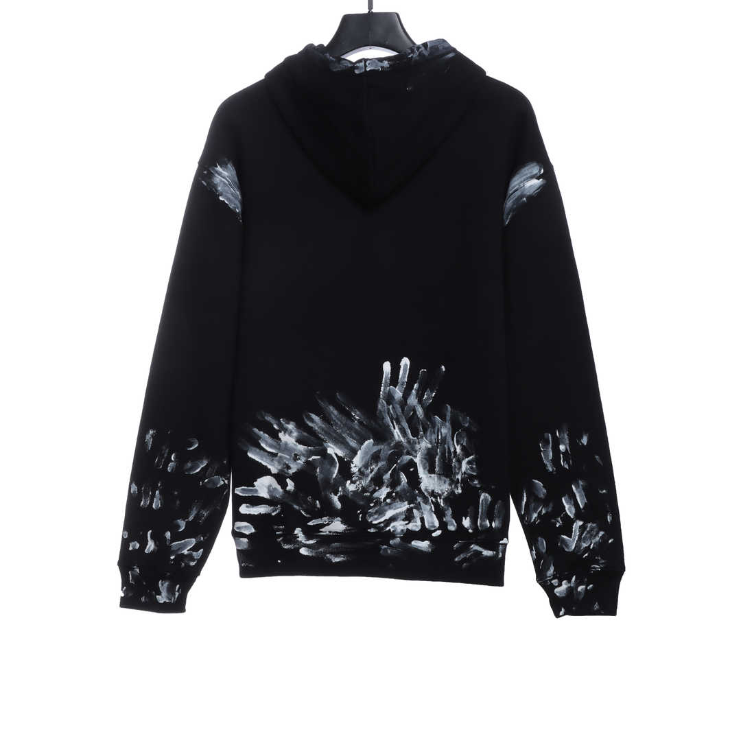 B-l3nc!aga Graffiti Splash Hoodie