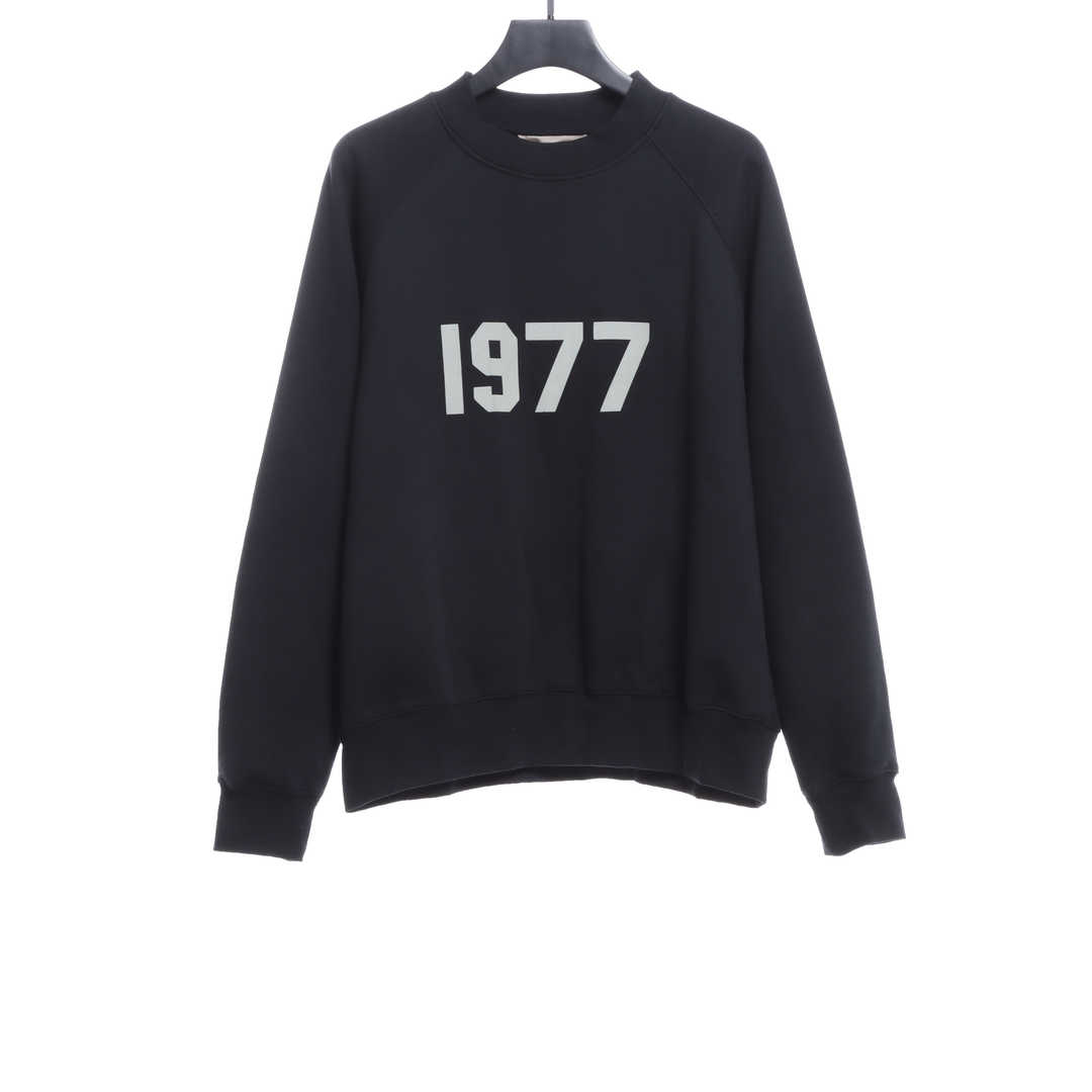 Ess3nt1als F0G 1977 flocking plus fleece sweater