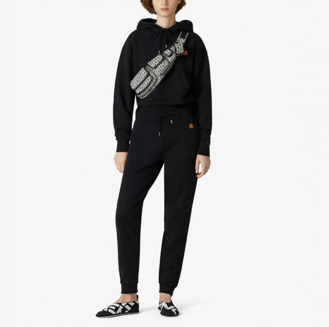 K3NZ0 environmental protection limited embroidered small tiger head pants