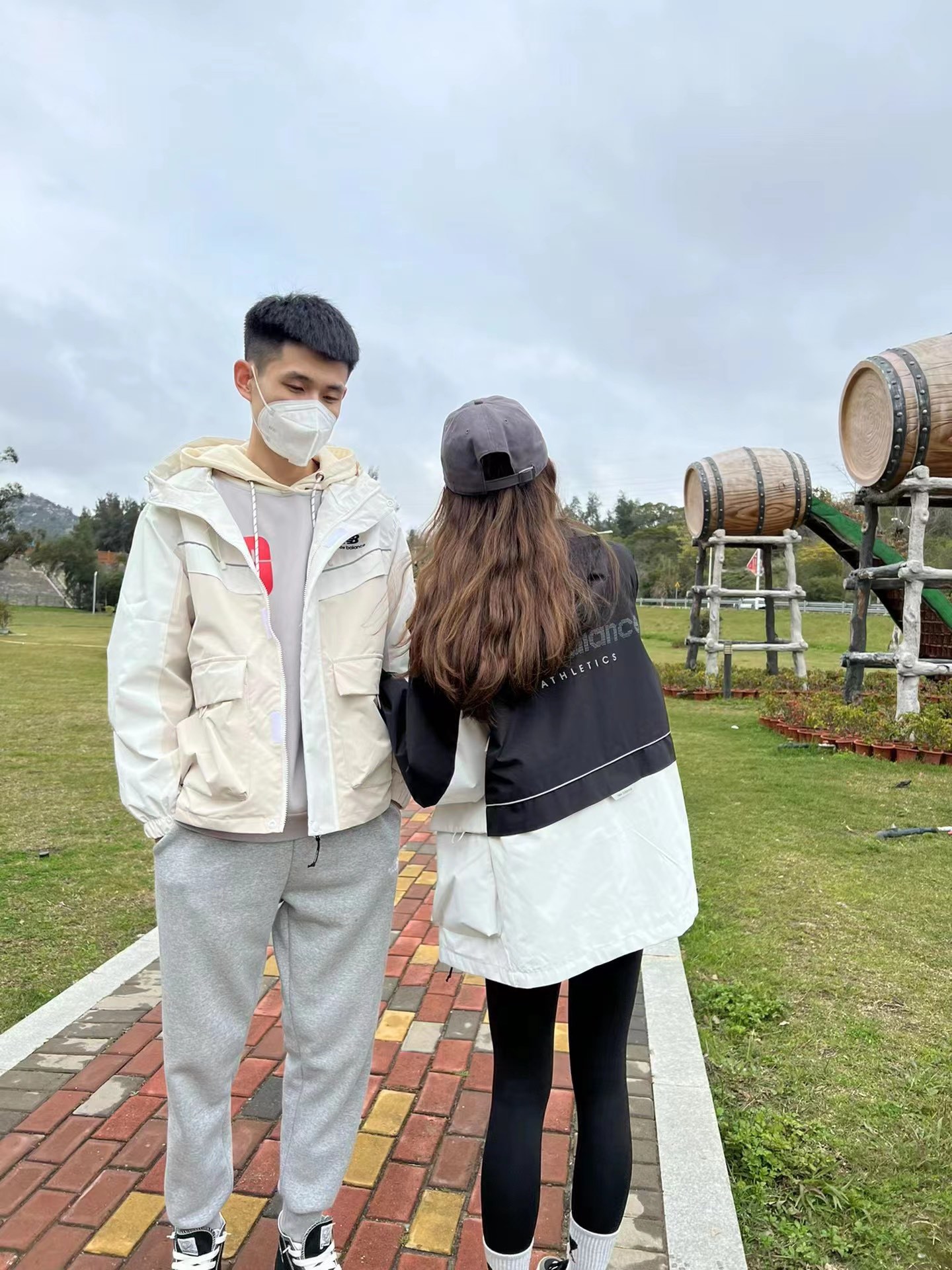 NB color contrast tooling jacket