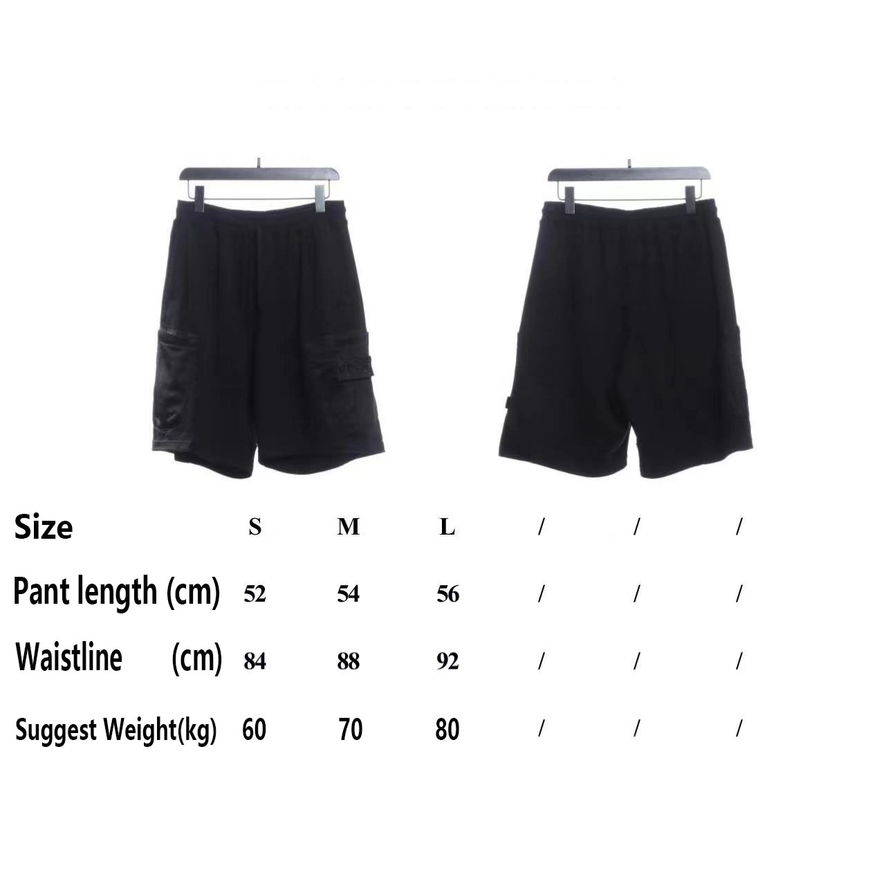 Stone island 21SS shadow series black label shorts