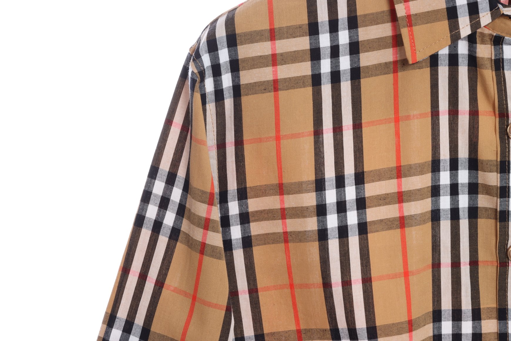 Bby Classic Plaid Long Sleeve Shirt