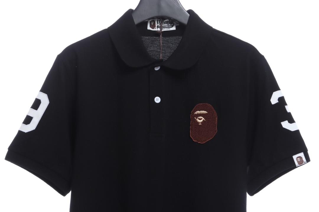 BAPE ape head towel embroidered POLO