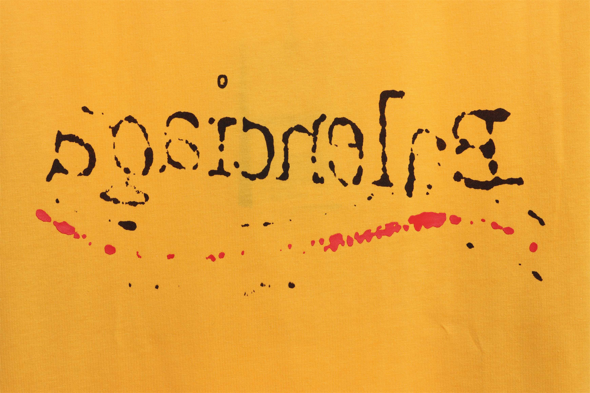 BLCG Front and rear coke graffiti print short sleeve t-shirt