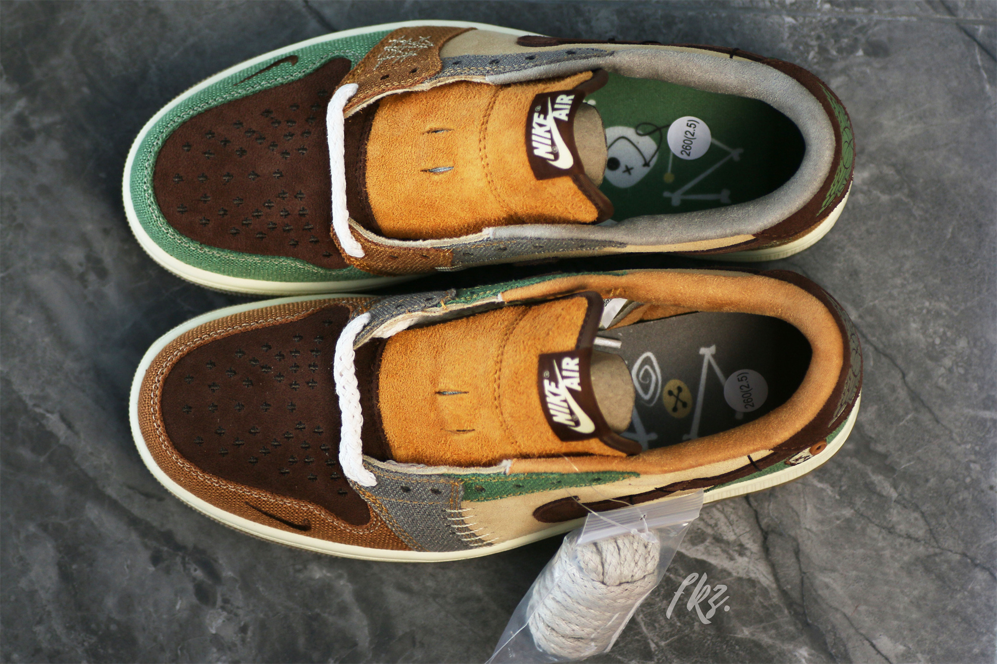 Zion Williamson X Air Jordan 1 Retro Low OG Voodoo