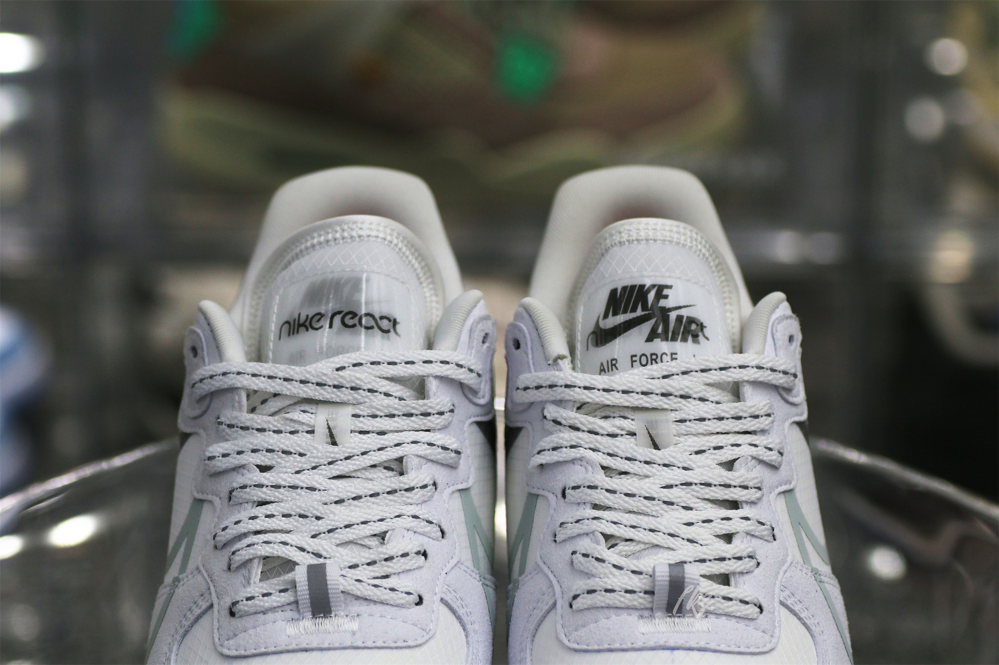 Nike Air Force 1 React White Light Bone