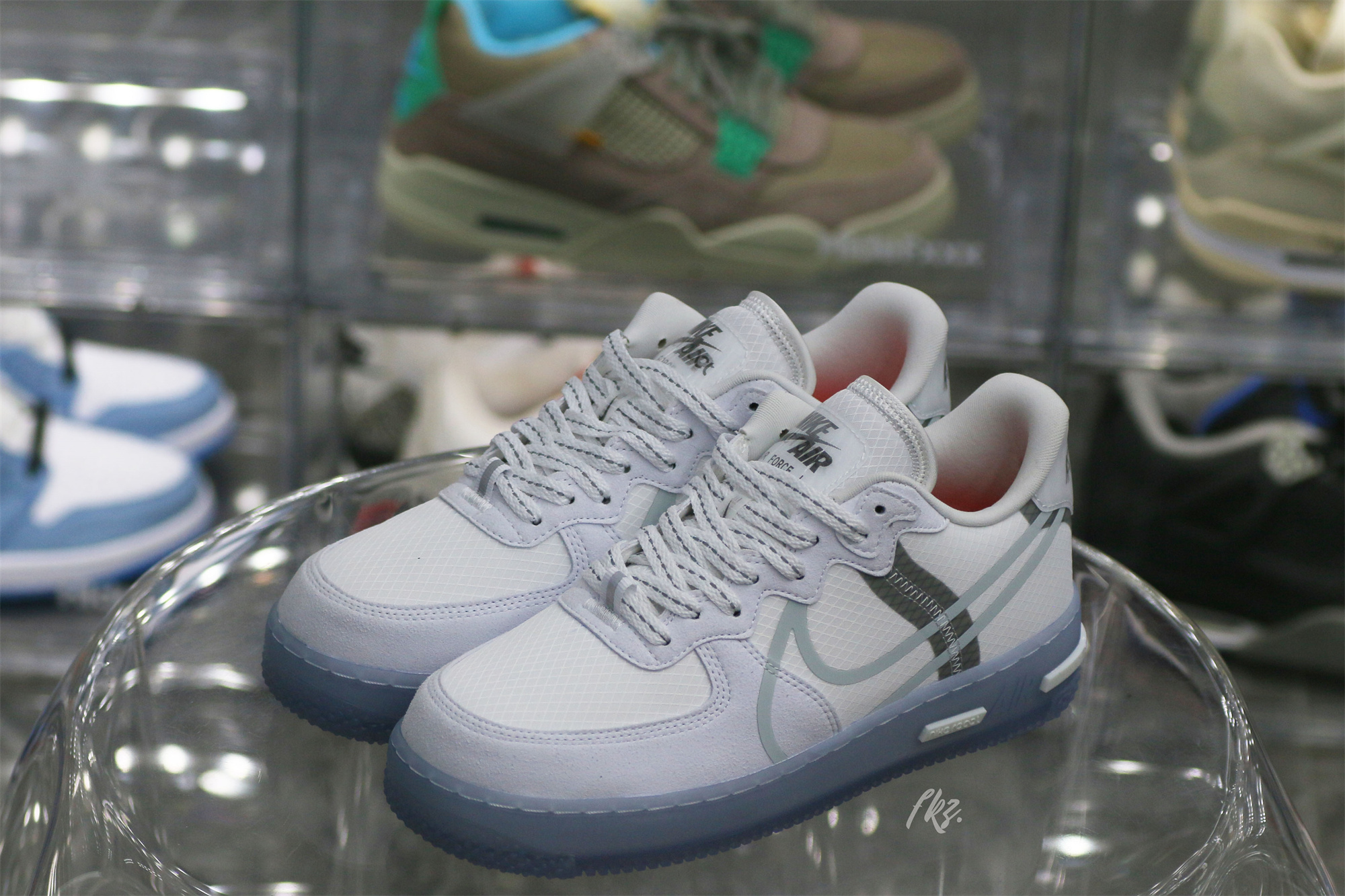 Nike Air Force 1 React White Light Bone