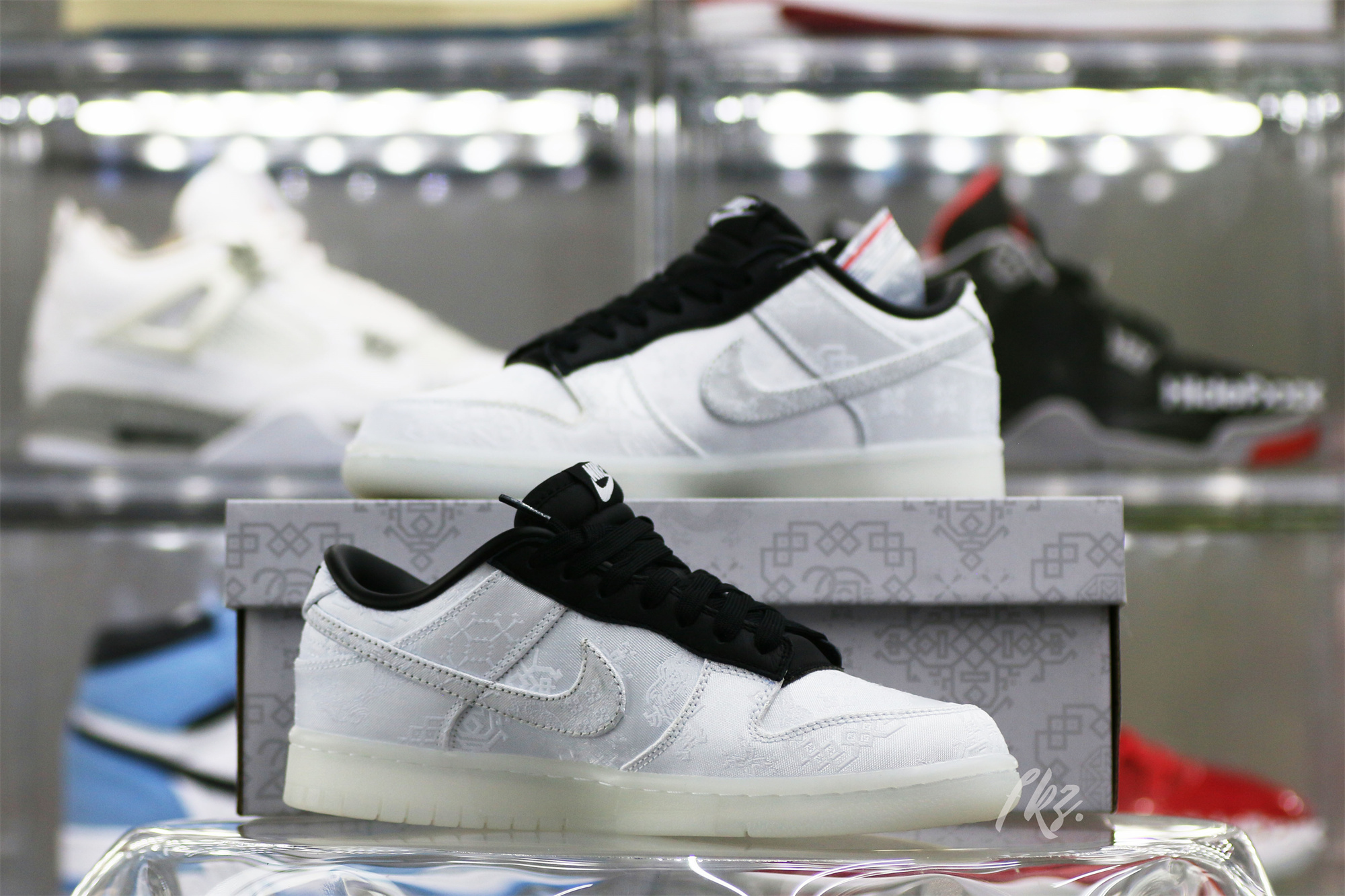 Fragment Design × CLOT × Nike Dunk Low