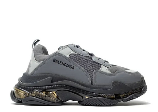 Balenciag* Triple S Sneaker ‘Clear Sole – grey Black’