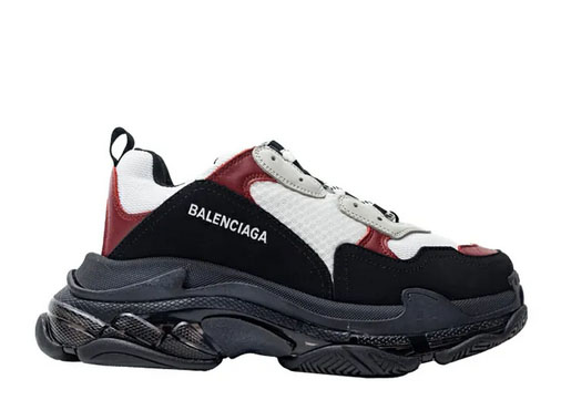 Balenciag* Triple S Trainer ‘Black Burgundy’