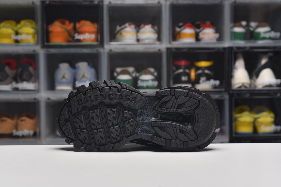 Balenciag* Track Sneaker ‘Black White’