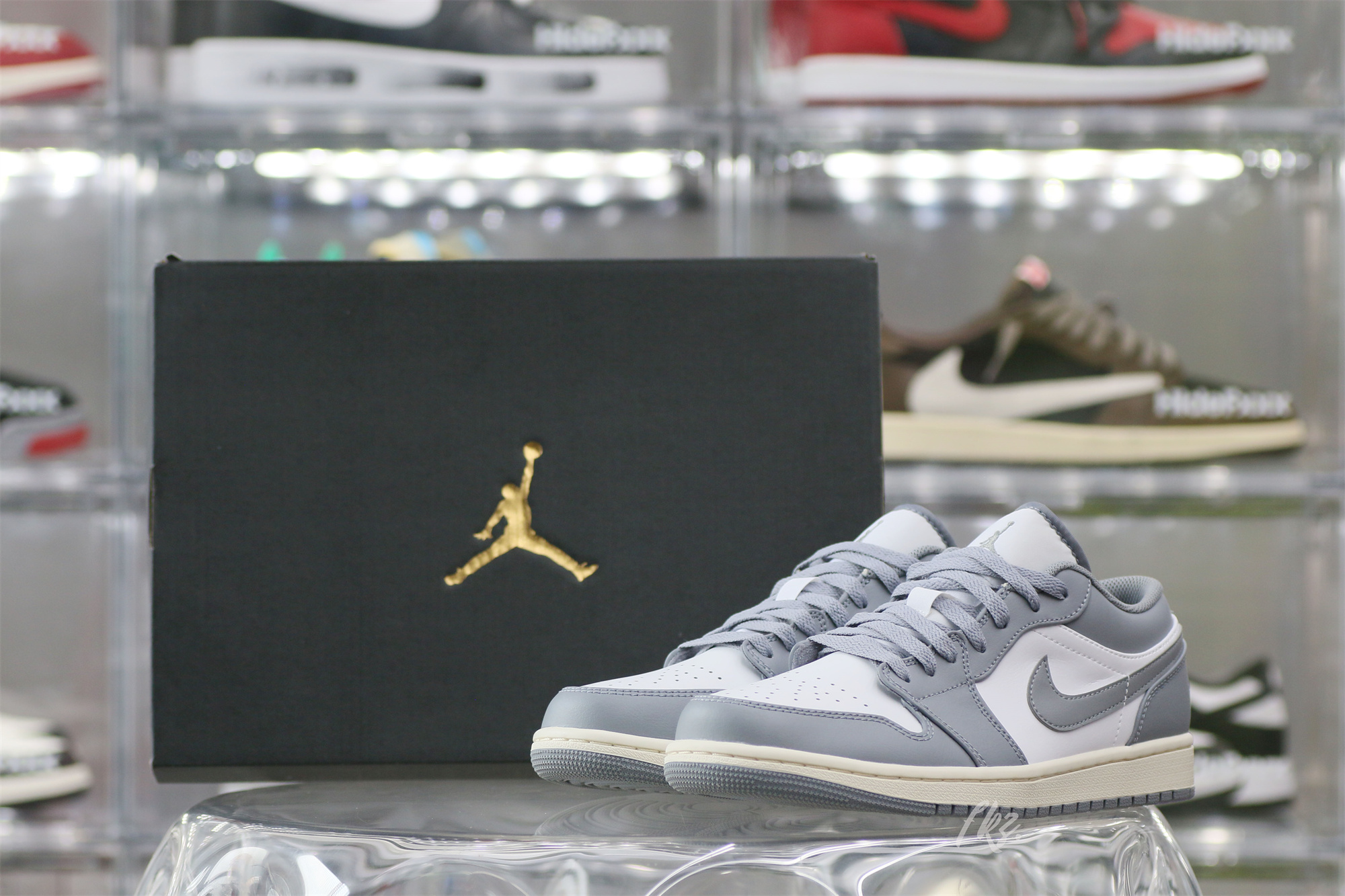 Air Jordan 1 Low White Wolf Grey 2021