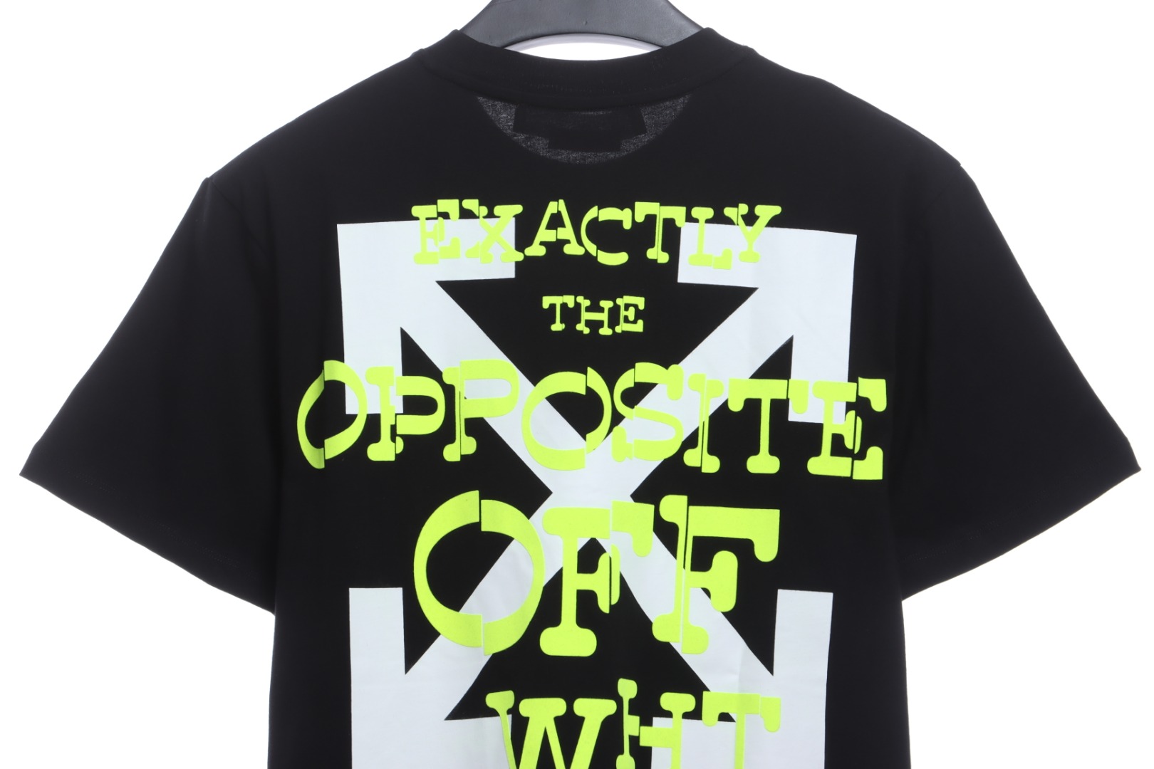 OW green paint letter arrowhead short sleeves