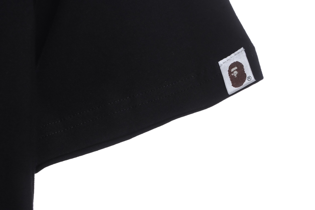 BAPE camouflage ape head reflective letter printing short sleeves