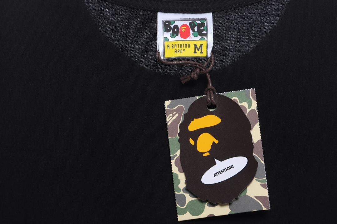 BAPE ape head crazy world series short sleeves