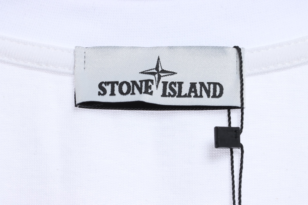 Stone Island Back Large Compass Logo Print Short Sleeves
