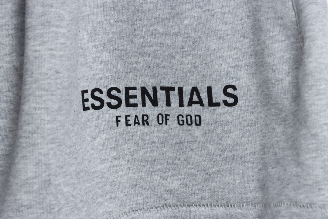 FOG Eighth Season Flocked Print Letter Shorts