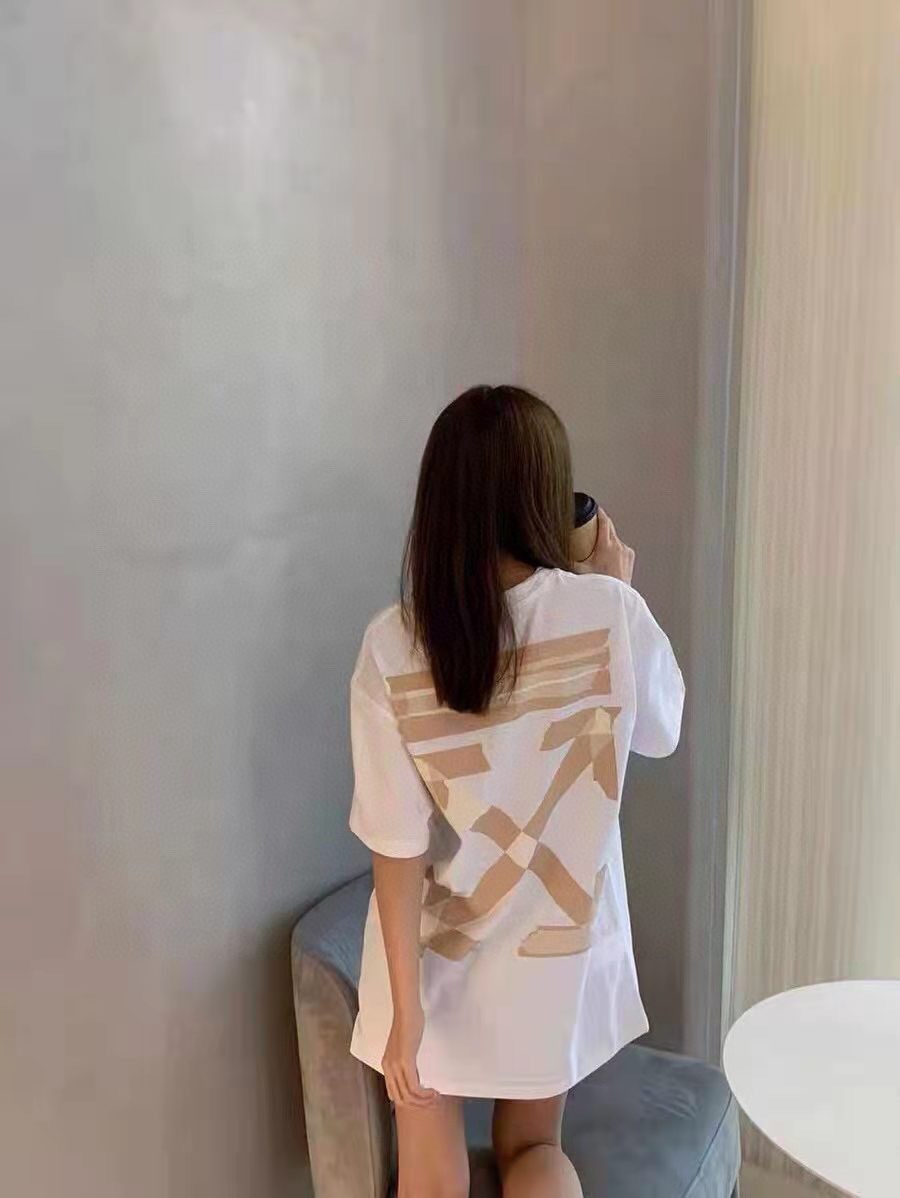 OW tape arrowhead printing short sleeves