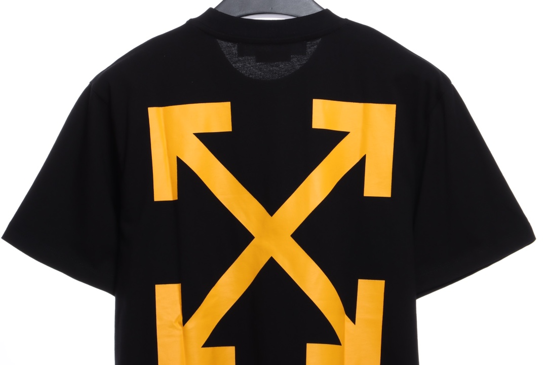 OW angel wings Notre Dame religious oil painting short sleeves