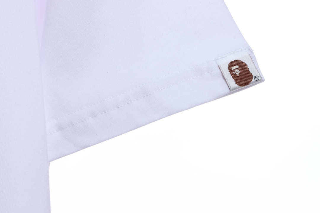 BAPE colorful camouflage printing short sleeves