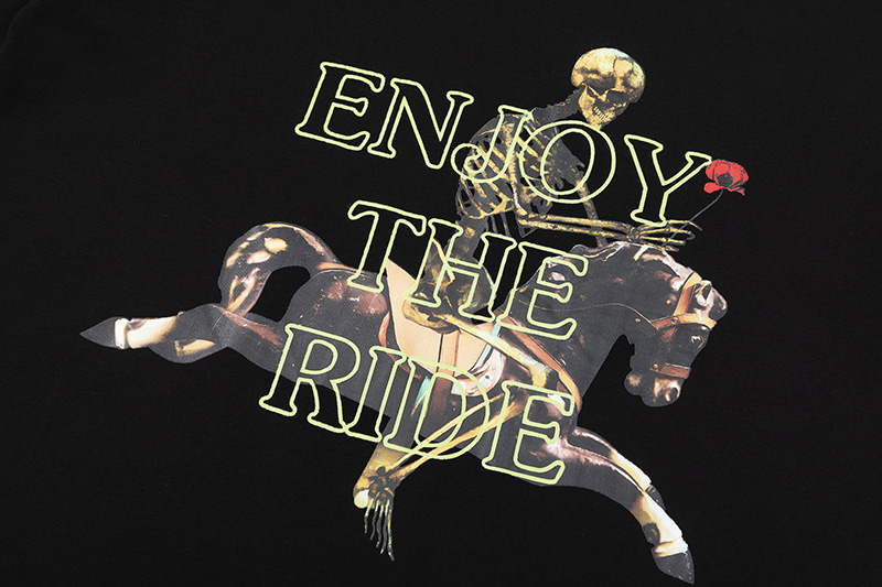 Travis Scott Concert retro art letter printing short sleeves