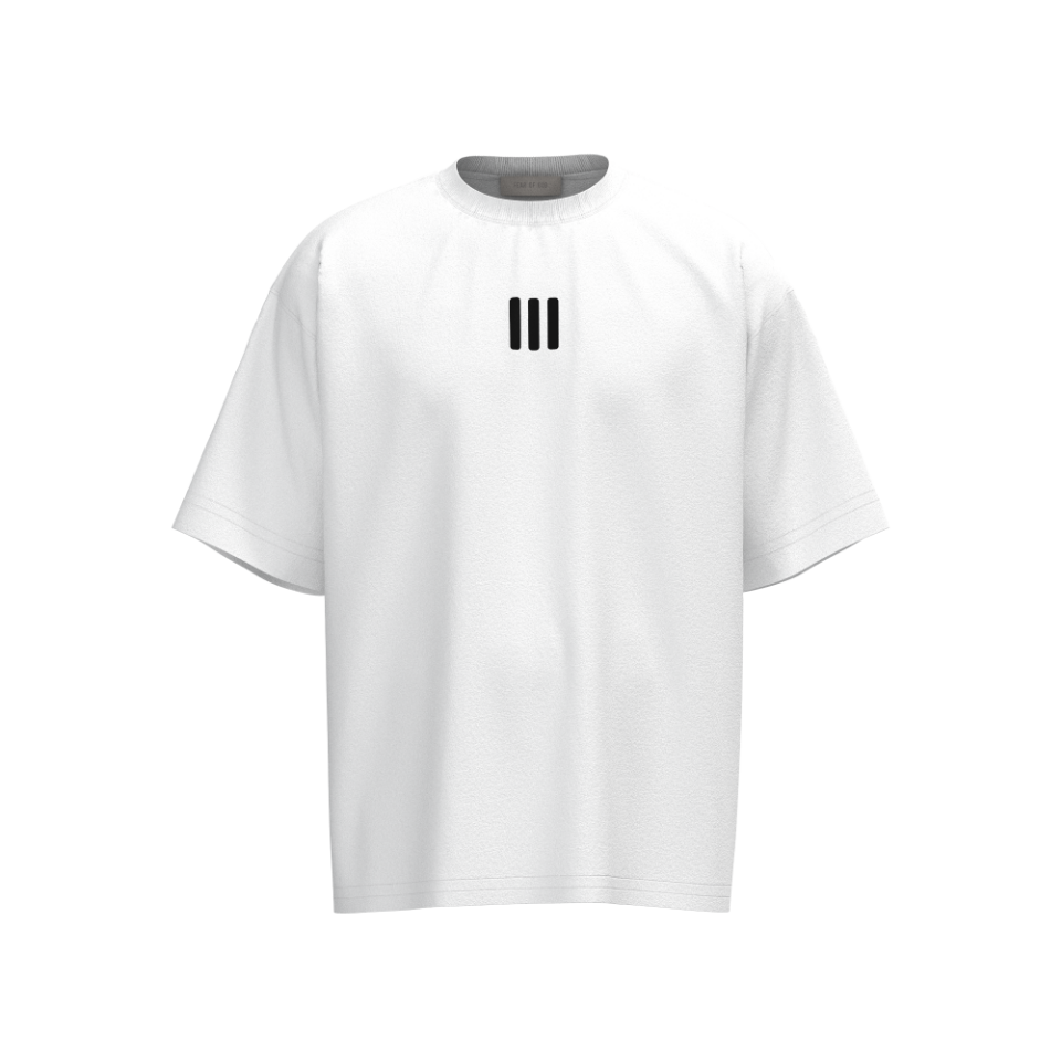FOG tripartite co-signature RRR123 short-sleeved character letter printing
