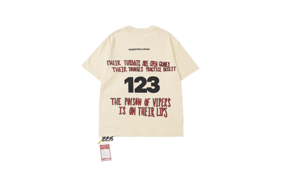 RRR-123 Alchemy Python foam printed short-sleeved T-shirt