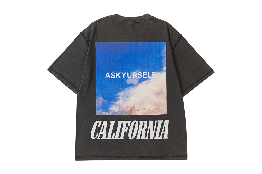 ASKYURSELF California Sky printed short-sleeved T-shirt